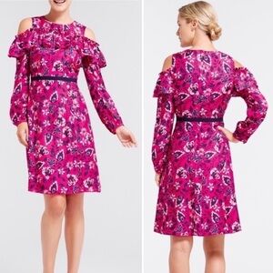 Draper James Pink Floral Mini Dress